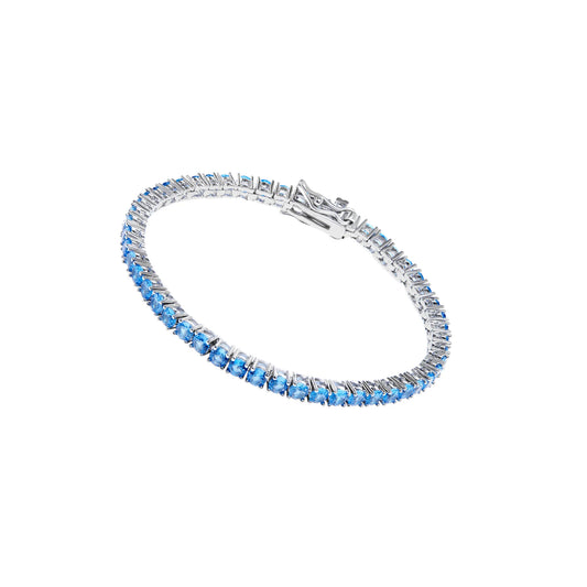 blue tennis bracelet